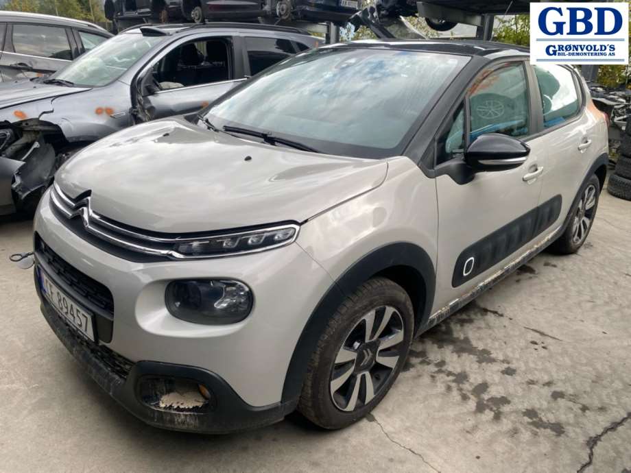 Citroën C3, 2016- (Type III) (96 774 766 80|16 115 240 80)