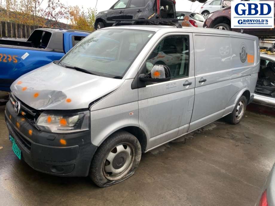 VW Transporter / Caravelle, 2009-2015 (T5, Fase 2) delebil, Motorkode: CFCA, Girkassekode: NZR