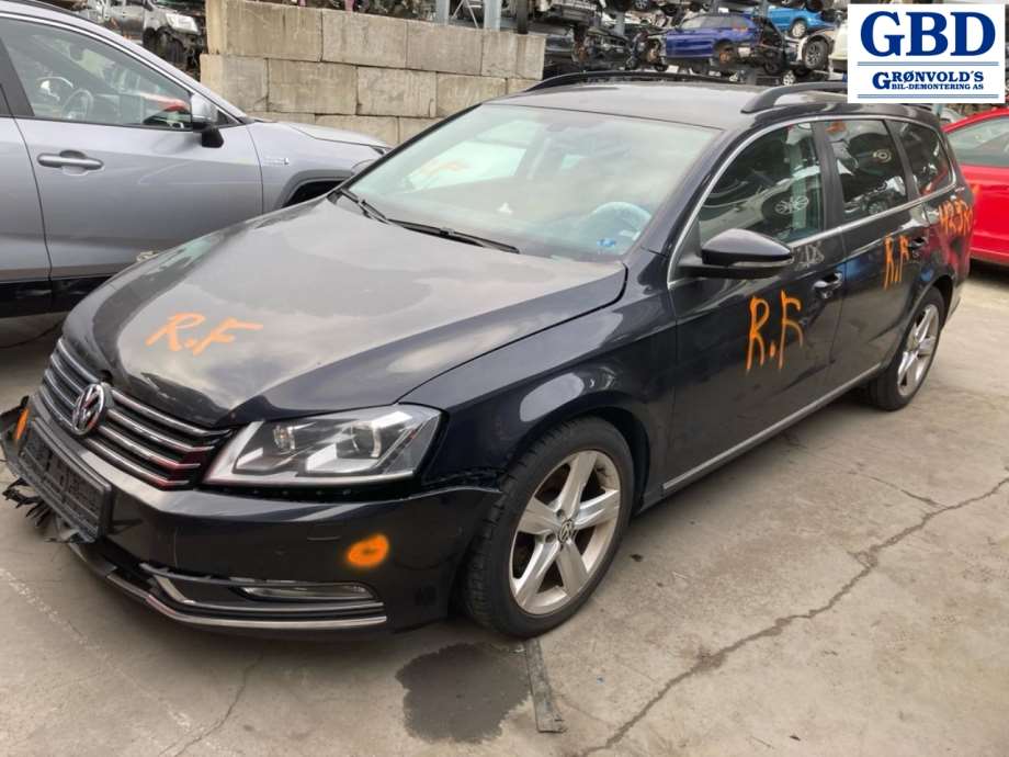 VW Passat, 2011-2015 (B7) delebil, Motorkode: CAYC, Girkassekode: MYP