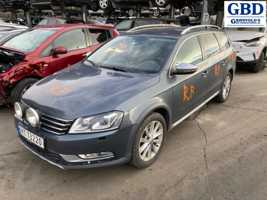 VW Passat, 2011-2015 (B7) delebil, Motorkode: CFGC, Girkassekode: PEP