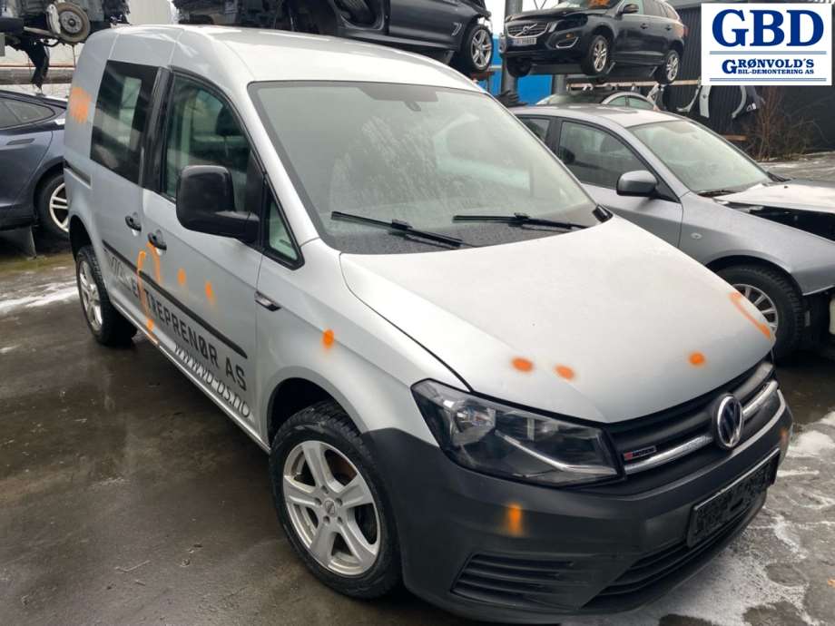 VW Caddy, 2015-2020 (Type III, Fase 3) parts car, Engine code: DFSE, Gearbox code: MRV