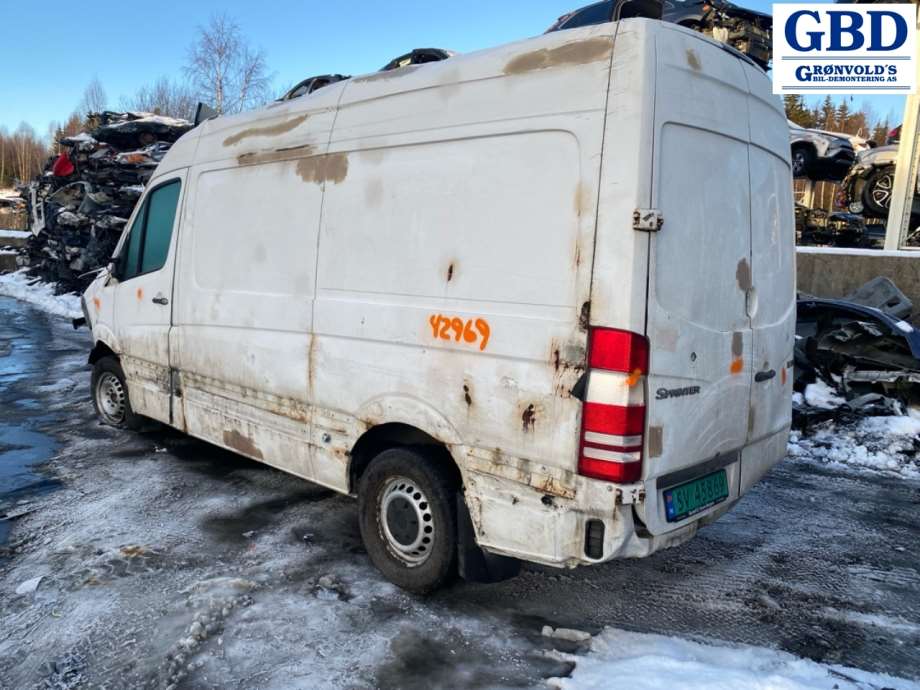 Mercedes Sprinter, 2013-2018 (906, Fase 2) delebil, Motorkode: OM651.955, Girkassekode: Q 000000000001