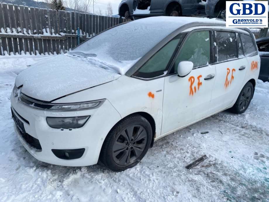 Citroën C4, Picasso, 2013-2018 (Type II) delebil, Motorkode: 9HC, Girkassekode: 16 085 096 80