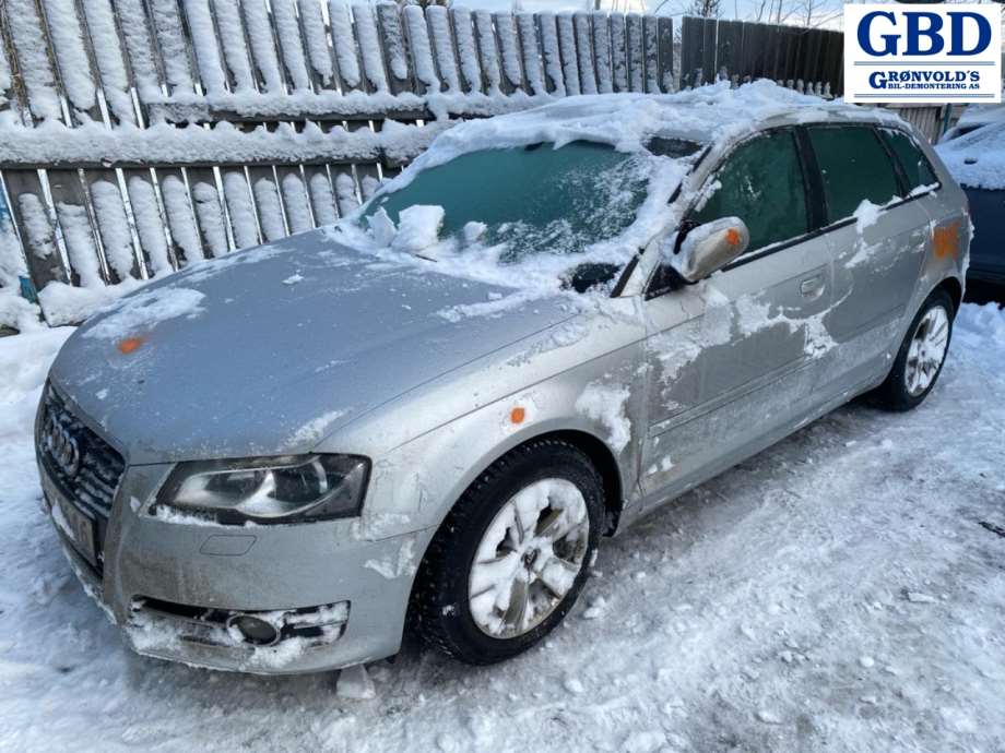 Audi A3, 2009-2012 (Type II, Fase 2) delebil, Motorkode: CAXC, Girkassekode: LNY