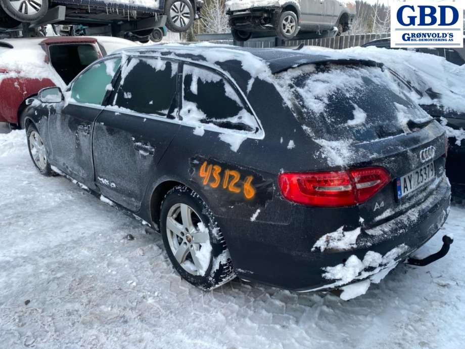 Audi A4, 2007-2014 (Type IV) (B8) delebil, Motorkode: CJCD, Girkassekode: MVZ