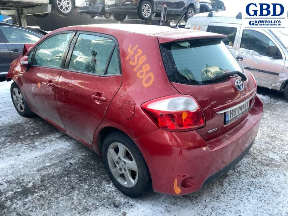 Toyota Auris, 2010-2012 (Type I, Fase 2) delebil, Motorkode: 2ZR-FXE, Girkassekode: G210047090