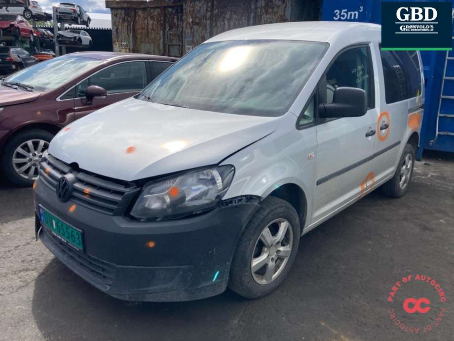 VW Caddy 2010-2015 (Type III, Fase 2) , Motorkode: CFHF, Girkassekode: LNN
