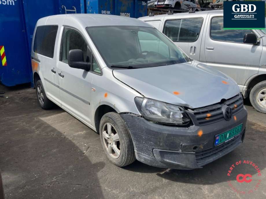 VW Caddy 2010-2015 (Type III, Fase 2) , Motorkode: CFHF, Girkassekode: LNN