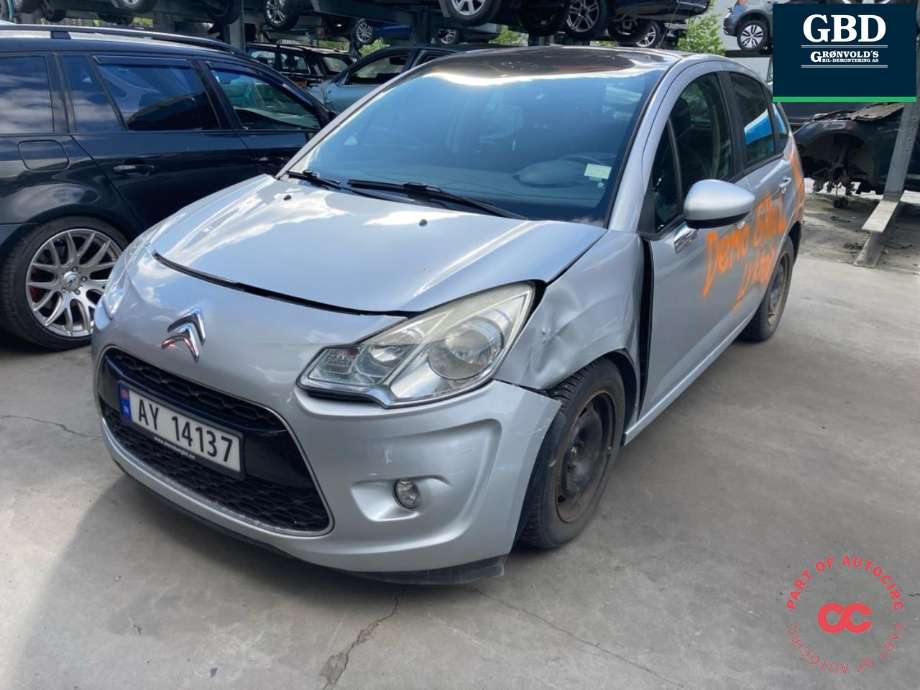 Citroën C3 2010-2016 (Type II) , Motorkode: 9H06, Girkassekode: