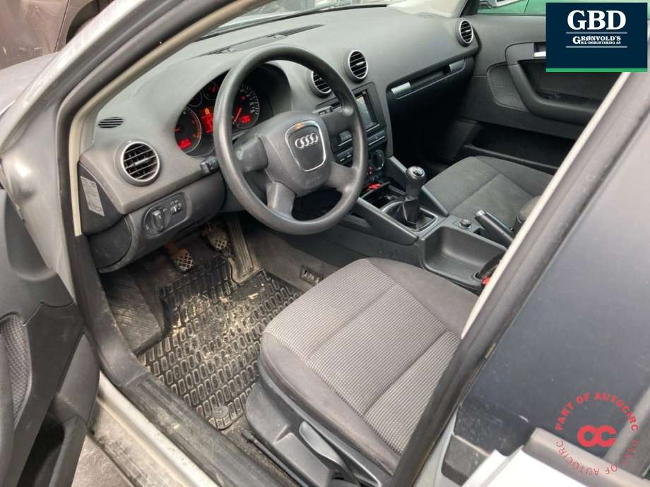 Audi A3 2003-2008 (Type II, Fase 1) , Motorkode: BLS, Girkassekode: KBL