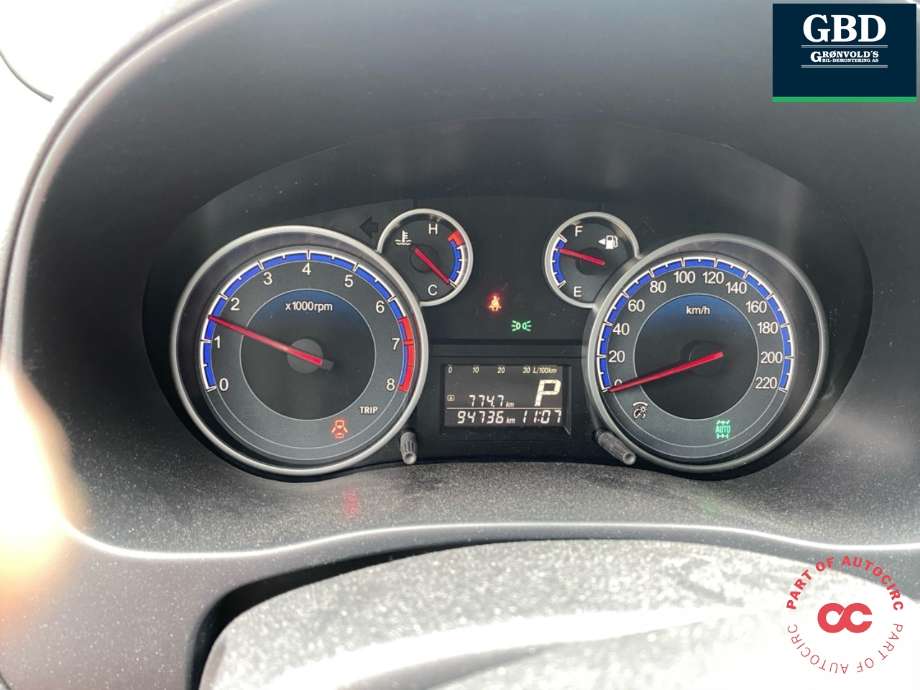 Suzuki SX4 2009-2013 (Type I, Fase 2) , Motorkode: M16A, Girkassekode: 2000279JK0