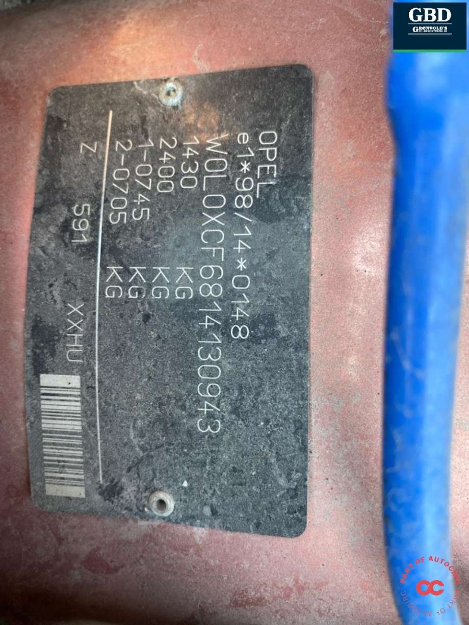 Peugeot Expert 2007-2016 (Type II) , Motorkode: AHZ, Girkassekode: 2222 ZP