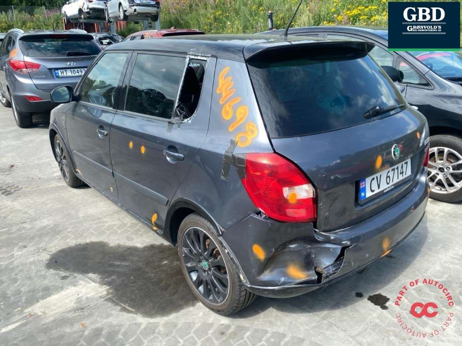 Škoda Fabia 2010-2014 (Type II, Fase 2) , Motorkode: CGPA, Girkassekode: LNR