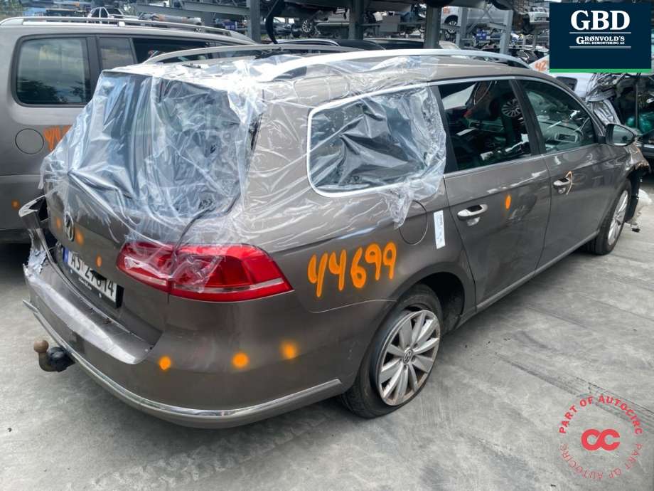 VW Passat 2011-2015 (B7) (B7), Motorkode: CAXA, Girkassekode: MPQ
