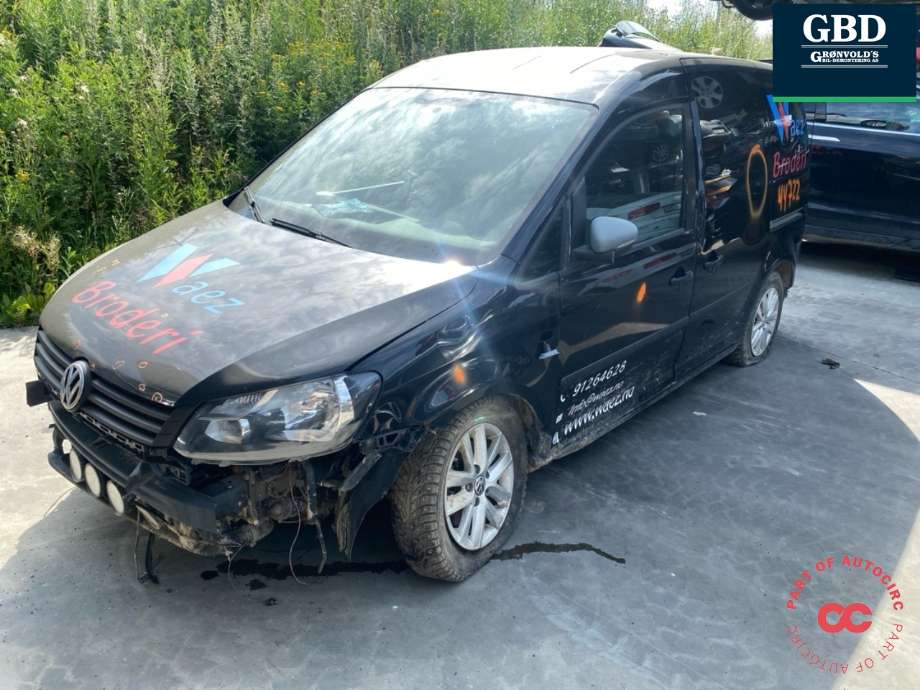 VW Caddy 2010-2015 (Type III, Fase 2) , Motorkode: CAYD, Girkassekode: LZY