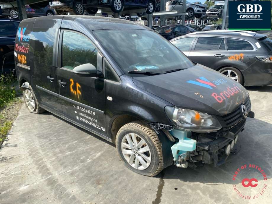 VW Caddy 2010-2015 (Type III, Fase 2) , Motorkode: CAYD, Girkassekode: LZY