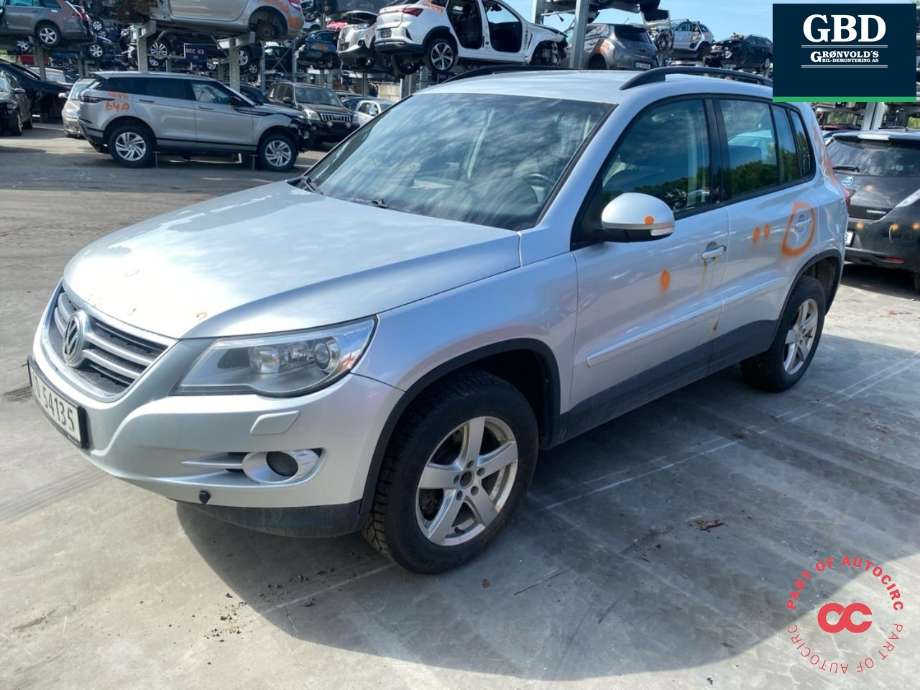 VW Tiguan, 2007-2011 (Type I, Fase 1)  delebil , Motorkode: CBAB, Girkassekode: LMU