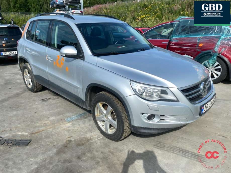 VW Tiguan 2007-2011 (Type I, Fase 1) , Motorkode: CBAB, Girkassekode: LMU
