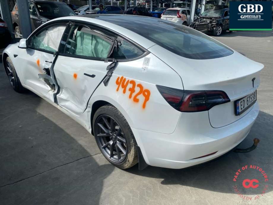 Tesla Model 3 2018-2023 (Fase 1) , Motorkode: 3D3, Girkassekode: 