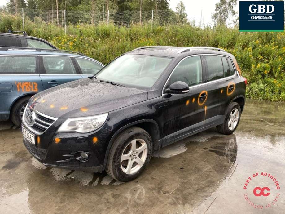 VW Tiguan 2007-2011 (Type I, Fase 1) , Motorkode: CBAB, Girkassekode: JBG