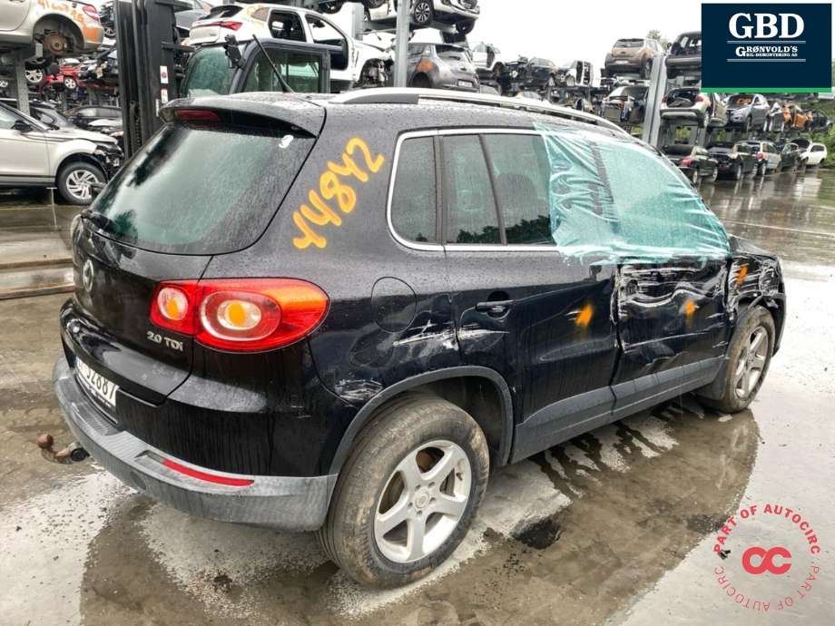 VW Tiguan 2007-2011 (Type I, Fase 1) , Motorkode: CBAB, Girkassekode: JBG