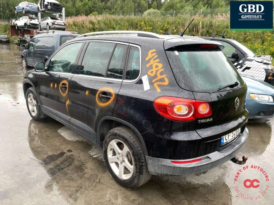 VW Tiguan 2007-2011 (Type I, Fase 1) , Motorkode: CBAB, Girkassekode: JBG