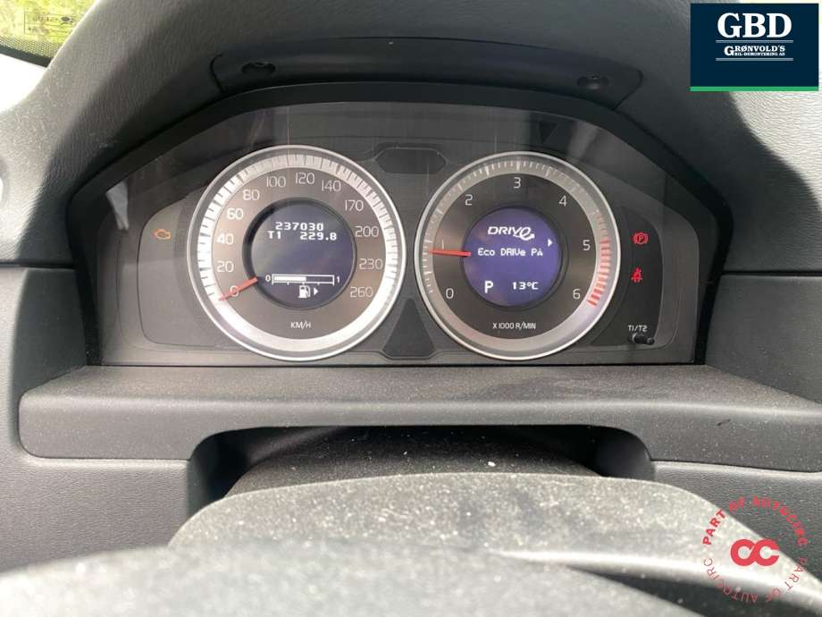 Volvo V70 2007-2013 (Type III, Fase 1) , Motorkode: D4162T, Girkassekode: 36051151