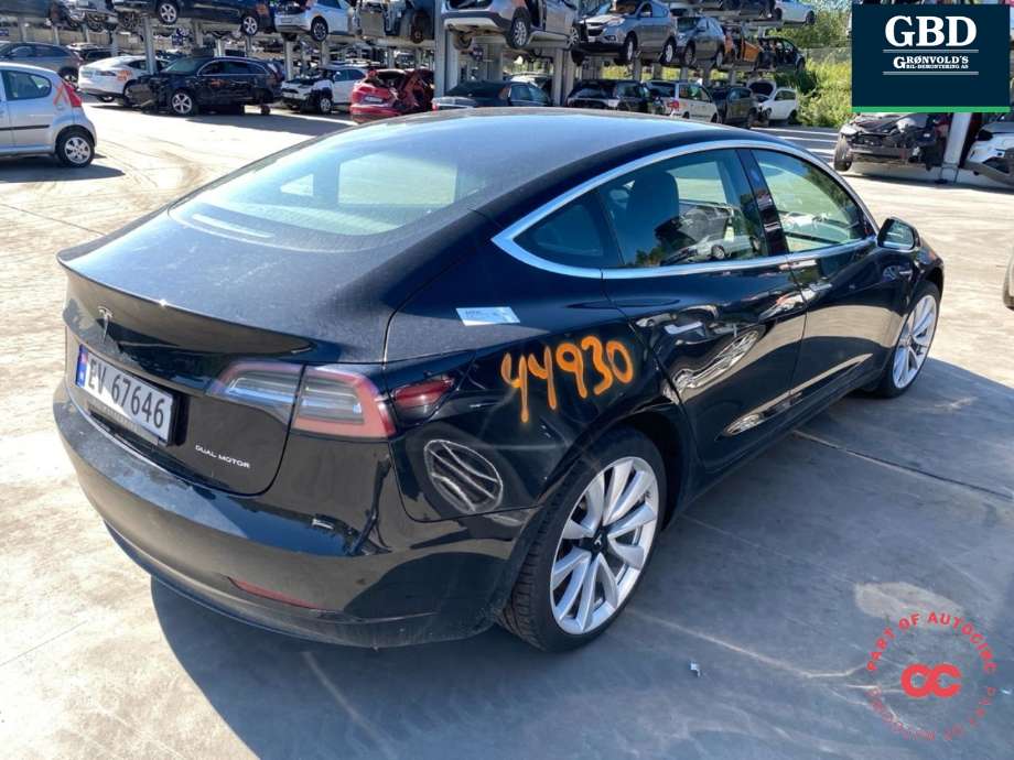 Tesla Model 3 2018-2023 (Fase 1) , Motorkode: 3D3|3D5, Girkassekode: 
