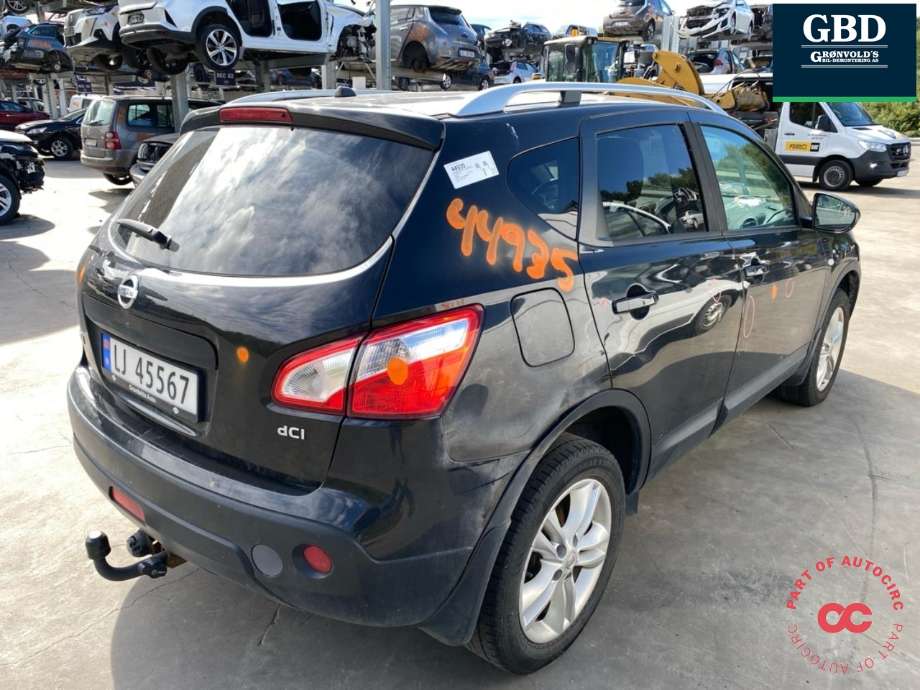 Nissan Qashqai 2010-2014 (Type I, Fase 2) delebil , Motorkode: R9M, Girkassekode: 32010BB65E