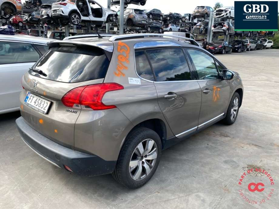 Peugeot 2008 2013-2019 (Type I) delebil , Motorkode: HMZ, Girkassekode: 98 038 461 80