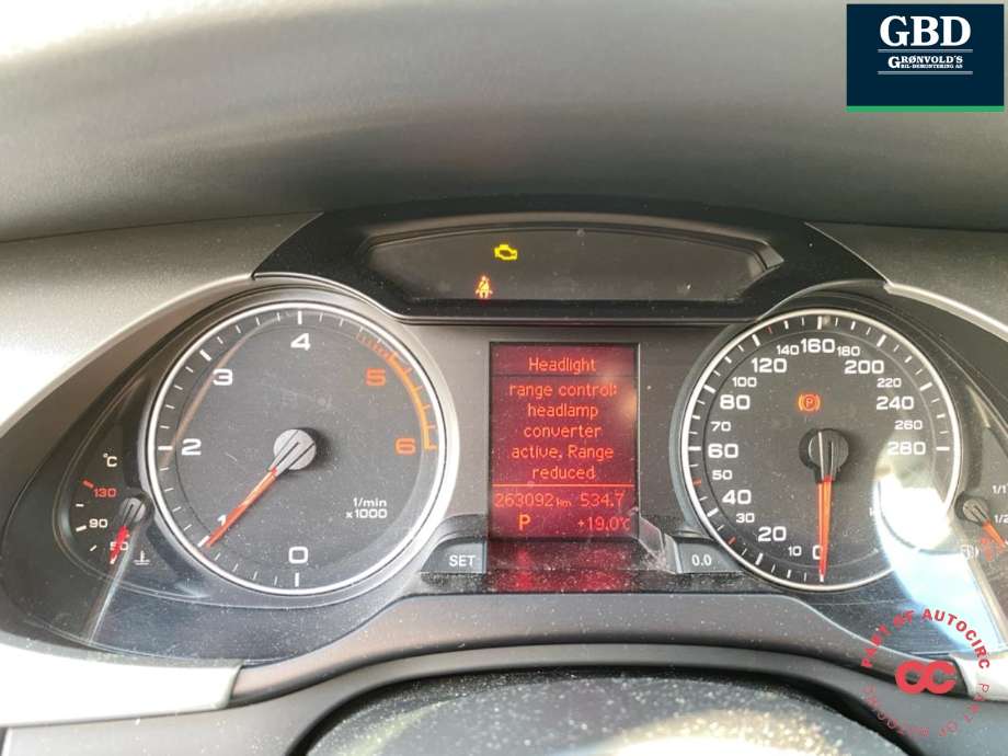 Audi A4 2007-2014 (Type IV) (B8) (B8), Motorkode: CAGA, Girkassekode: KSR