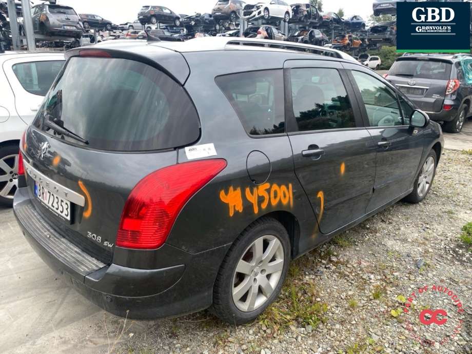 Peugeot 308 2007-2011 (Type I, Fase 1) , Motorkode: 5FW, Girkassekode: 2222 WC