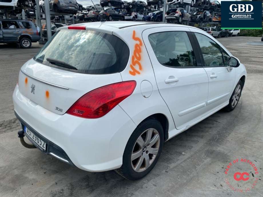 Peugeot 308 2011-2013 (Type I, Fase 2) , Motorkode: 9HP, Girkassekode: 2222 LL