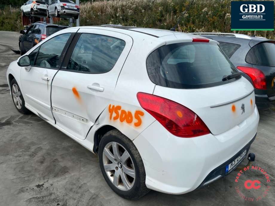 Peugeot 308 2011-2013 (Type I, Fase 2) , Motorkode: 9HP, Girkassekode: 2222 LL