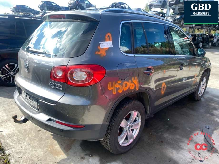 VW Tiguan 2011-2016 (Type I, Fase 2) , Motorkode: CFFB, Girkassekode: MYB