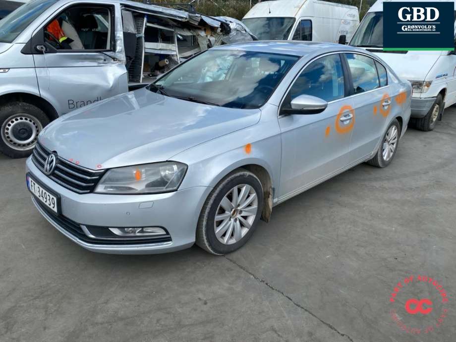 VW Passat 2011-2015 (B7) (B7), Motorkode: CAYC, Girkassekode: MYP
