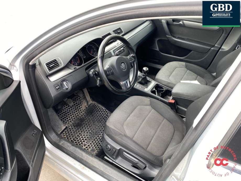 VW Passat 2011-2015 (B7) (B7), Motorkode: CAYC, Girkassekode: MYP