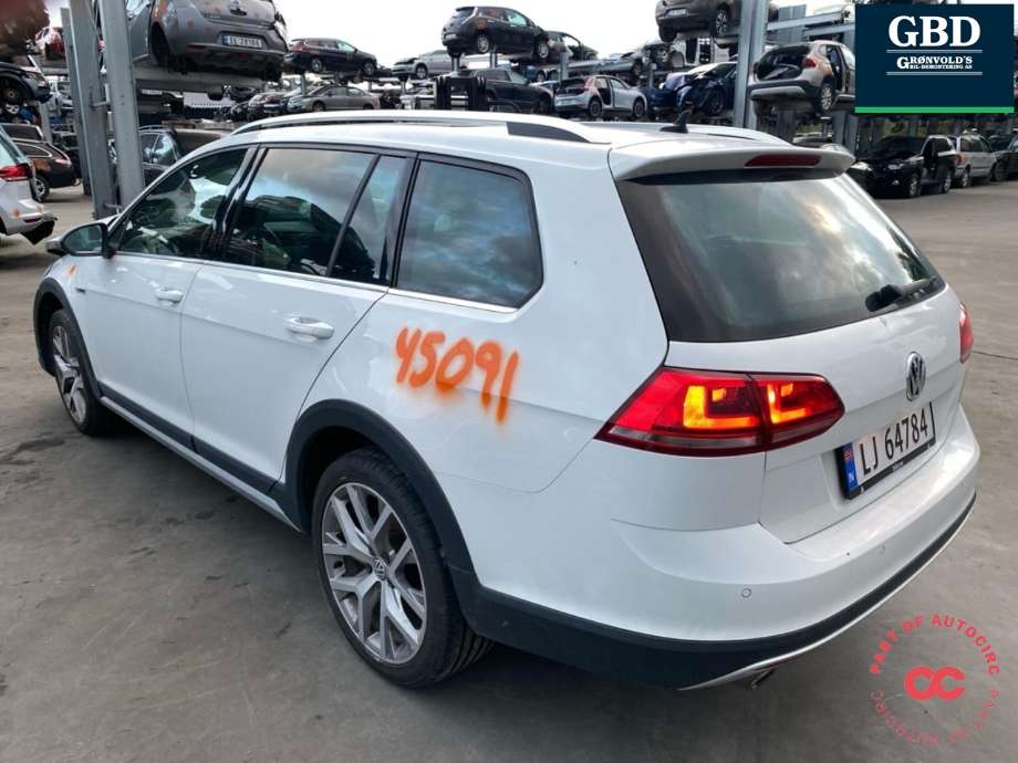 VW Golf VII 2012-2017 (Fase 1) , Motorkode: CJSB, Girkassekode: QMH