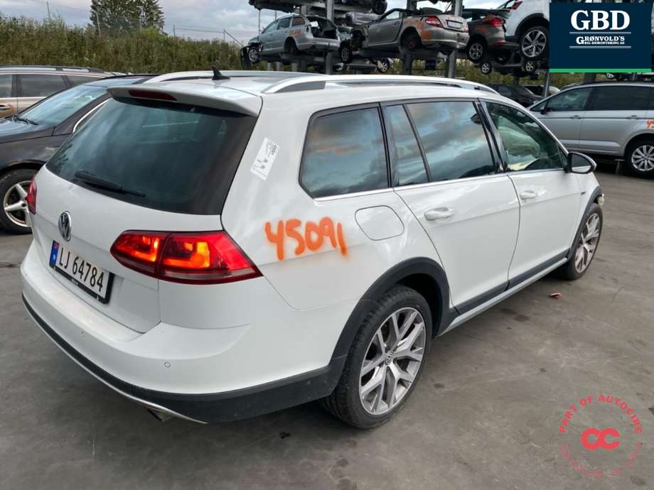 VW Golf VII 2012-2017 (Fase 1) , Motorkode: CJSB, Girkassekode: QMH