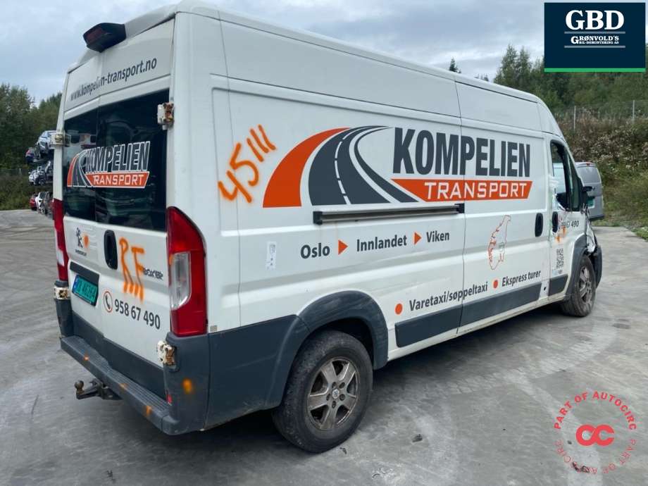 Peugeot Boxer 2014-->> (Type III, Fase 2) , Motorkode: AHN, Girkassekode: 98 109 277 80