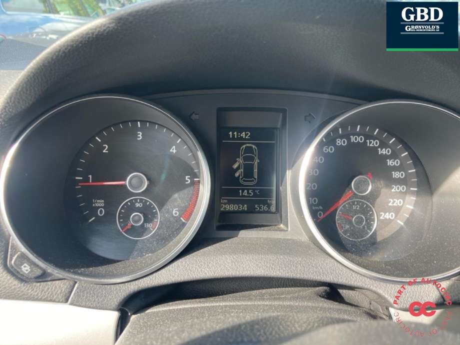 VW Golf VI 2008-2012 , Motorkode: CAYC, Girkassekode: LUB