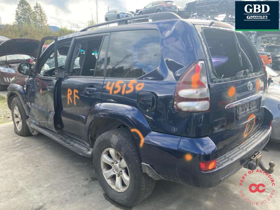 Toyota Land Cruiser 120 2002-2009 , Motorkode: 1KD-FTV, Girkassekode: 3500060B40