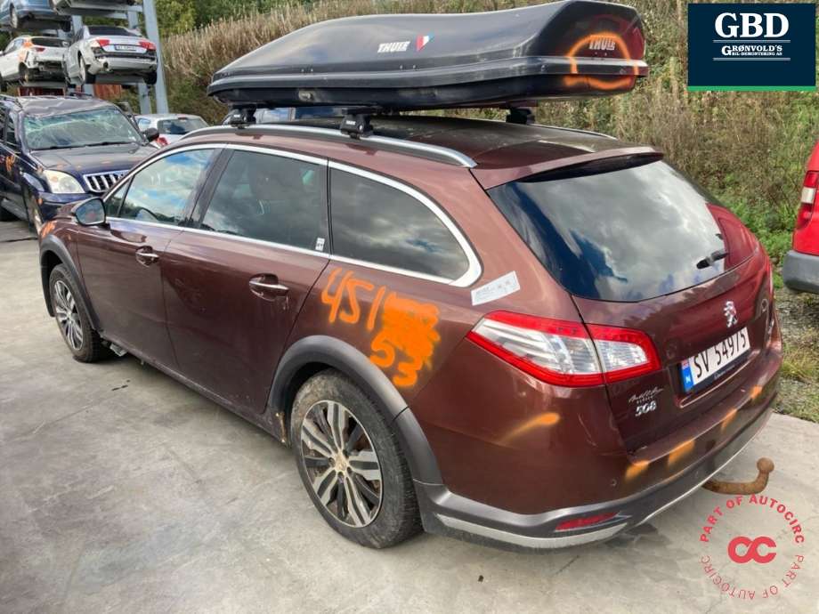 Peugeot 508 2014-2018 (Type I, Fase 2) , Motorkode: RHC, Girkassekode: 2231 S7