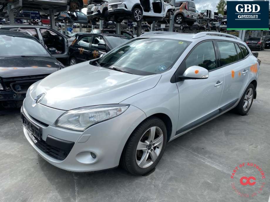 Renault Megane, 2009-2016 Type III  delebil , Motorkode: K9K-834, Girkassekode: 8200859980