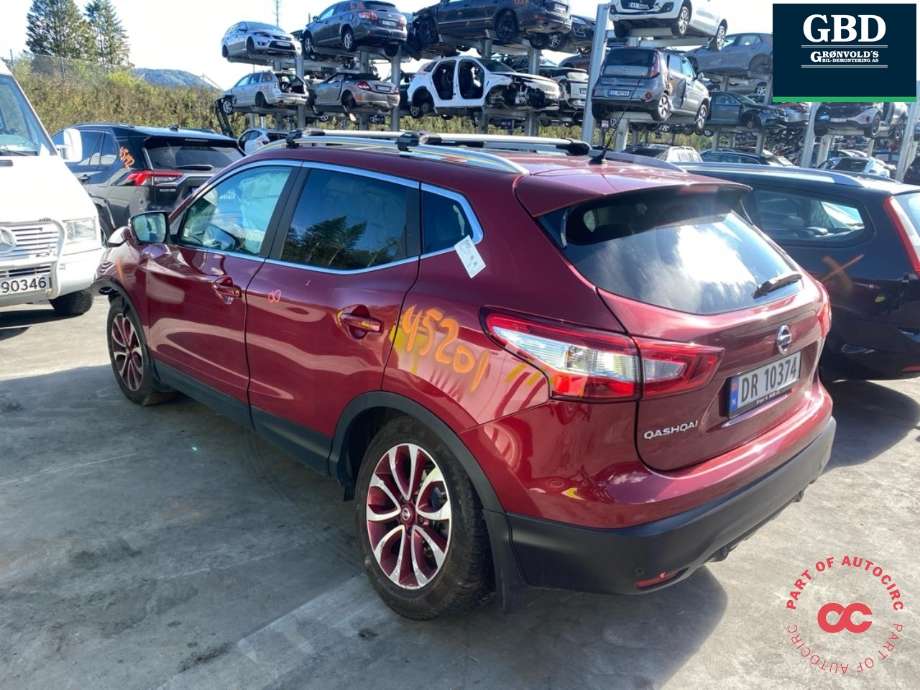 Nissan Qashqai 2014-2021 (Type II) , Motorkode: MR16, Girkassekode: 3201001Q9F