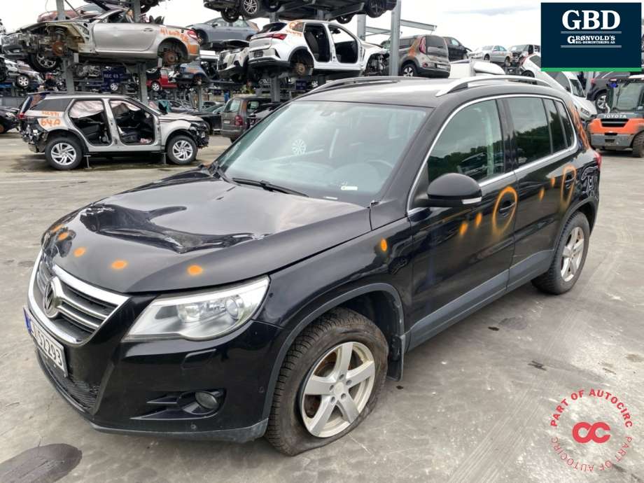 VW Tiguan 2007-2011 (Type I, Fase 1) , Motorkode: CBAB, Girkassekode: JBG