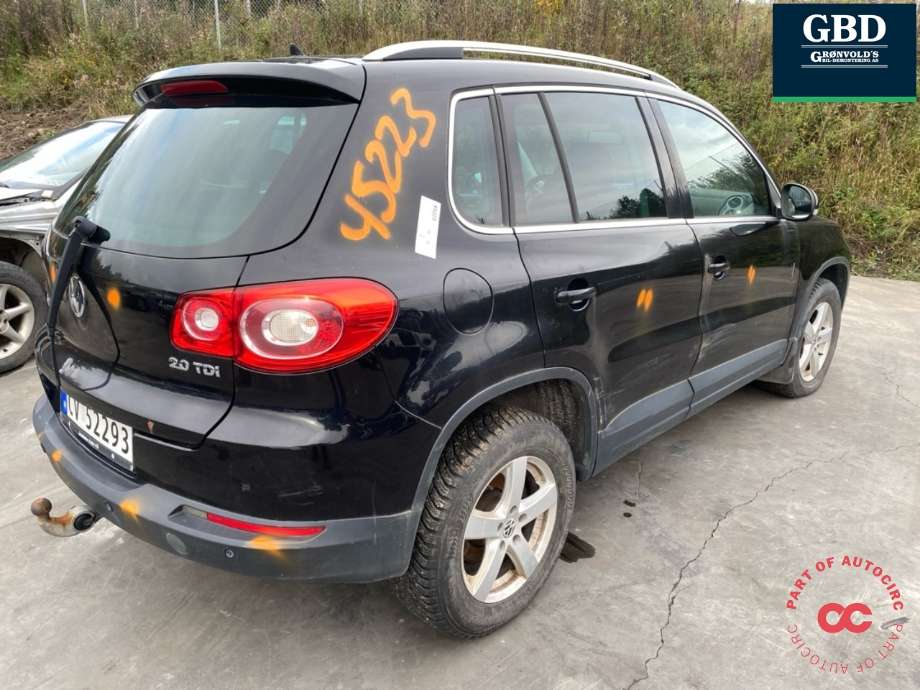 VW Tiguan 2007-2011 (Type I, Fase 1) , Motorkode: CBAB, Girkassekode: JBG