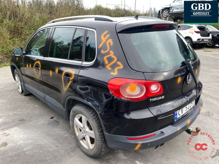 VW Tiguan 2007-2011 (Type I, Fase 1) , Motorkode: CBAB, Girkassekode: JBG