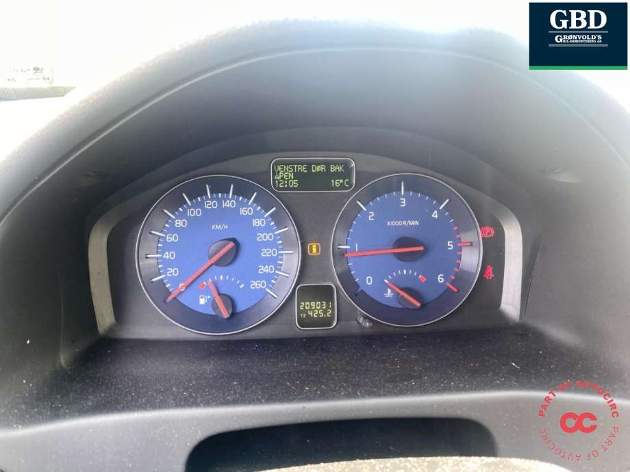 Volvo V50 2007-2012 (Fase 2) , Motorkode: D4164T, Girkassekode: 31272400