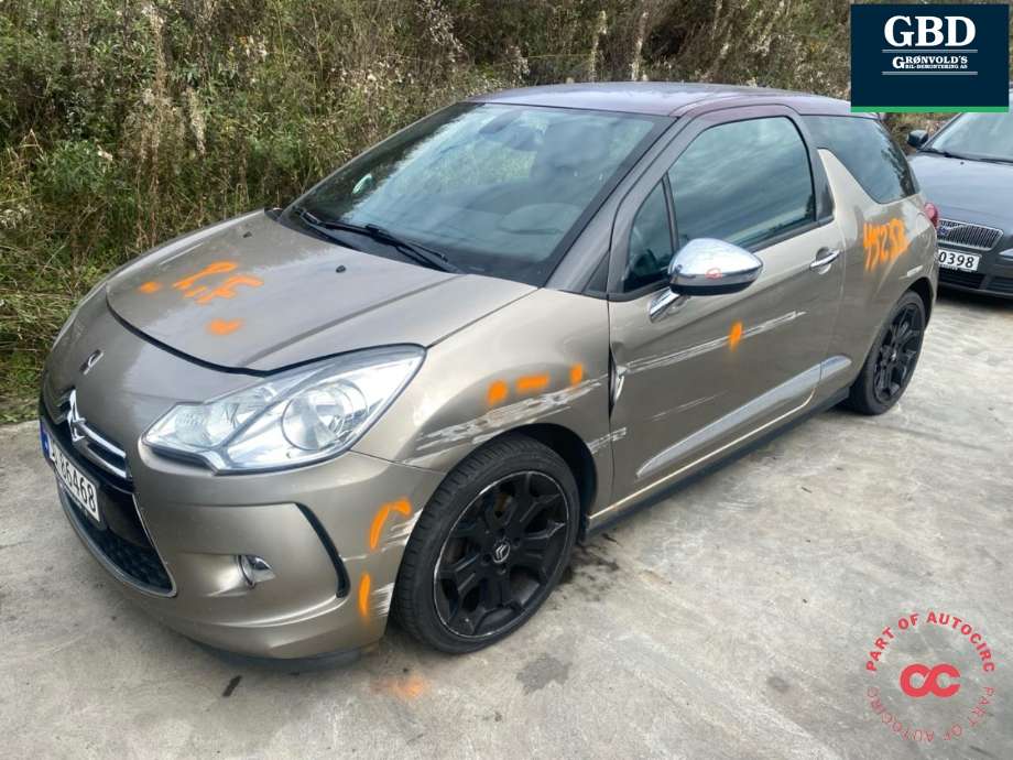 Citroën DS3, 2010-2019  delebil , Motorkode: 9HR, Girkassekode: 2231 E1